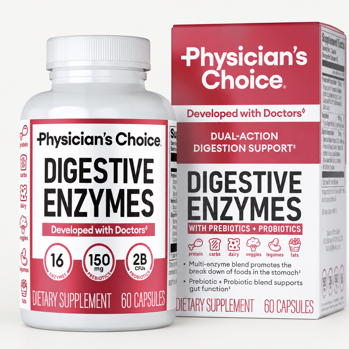 AIDODMOM™ Physician's Choice Digestive Enzymes