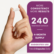 AIDODMOM™ Magnesium Complex for Women, 240 Vegetarian Capsules | 20-in-1 Formula